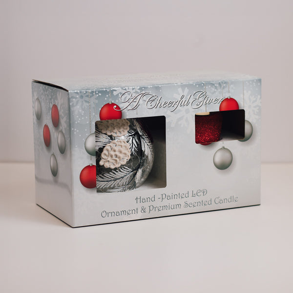 a cheerful giver Cardinal Ornament & Holiday Homecoming - Gift Set