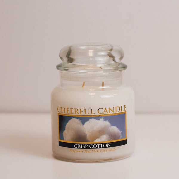 a cheerful giver Crisp Cotton - 16 oz Cheerful Candle