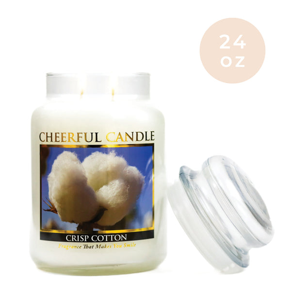 A Cheerful Giver Crisp Cotton - 24 Oz Cheerful Candle