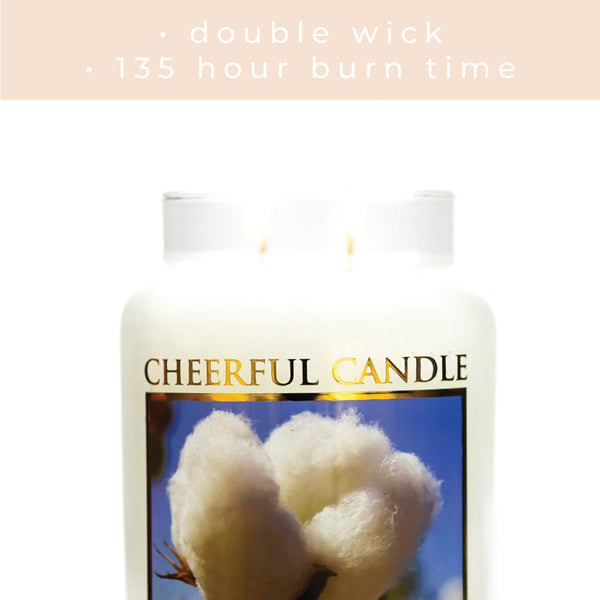 A Cheerful Giver Crisp Cotton - 24 Oz Cheerful Candle