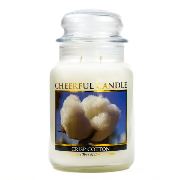 a cheerful giver Crisp Cotton - 24 oz Cheerful Candle
