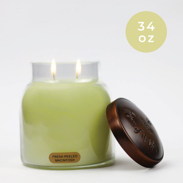 A Cheerful Giver Fresh Peeled Macintosh - 34 Oz Papa Candle