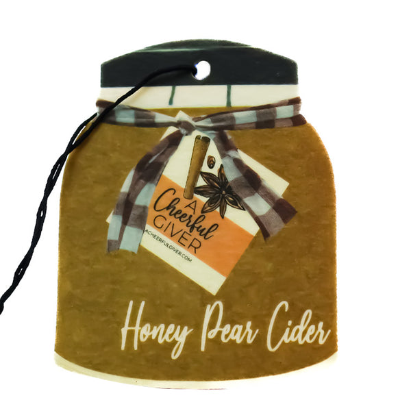 a cheerful giver Honey Pear Cider - Car Air Freshener