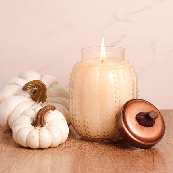 A Cheerful Giver Honey Pear Cider - Large Pumpkin Jar