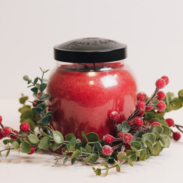A Cheerful Giver Iced Eucalyptus Berries - Candle Ring
