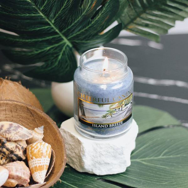 A Cheerful Giver Island Breeze Scented Candle - 6 Oz Single Wick Cheerful Candle