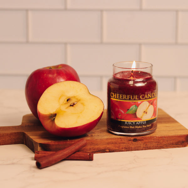 A Cheerful Giver Juicy Apple Scented Candle - 6 Oz Single Wick Cheerful Candle