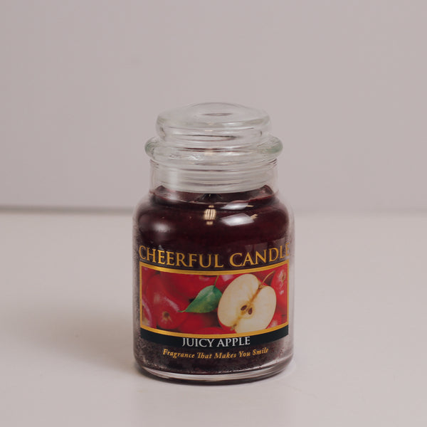 a cheerful giver Juicy Apple Scented Candle - 6 oz Single Wick Cheerful Candle