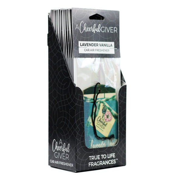 A Cheerful Giver Lavender Vanilla - Car Air Freshener