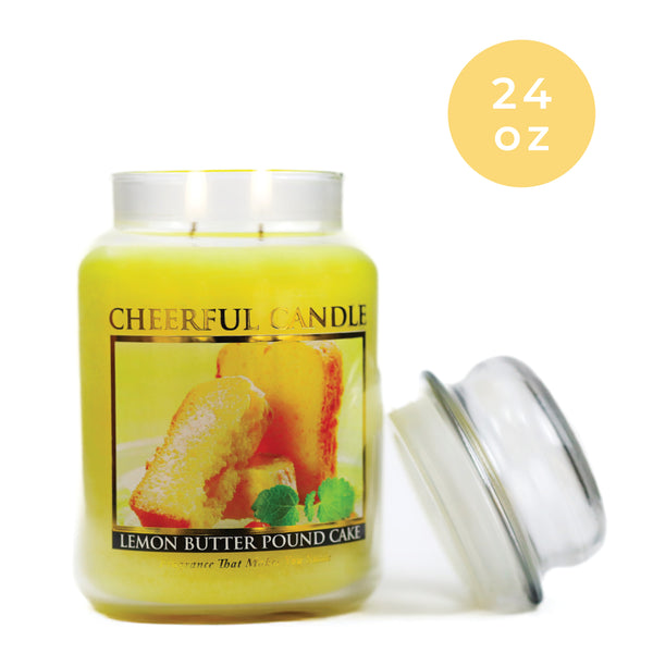 A Cheerful Giver Lemon Butter Pound Cake - 24 Oz Cheerful Candle