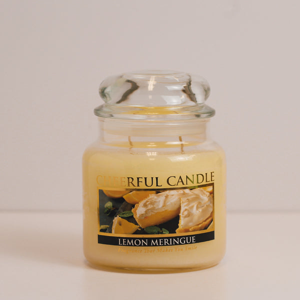 a cheerful giver Lemon Meringue Scented Candle -16 oz Double Wick Cheerful Candle