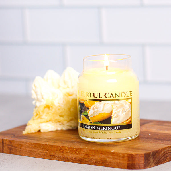A Cheerful Giver Lemon Meringue Scented Candle - 6 Oz Single Wick Cheerful Candle