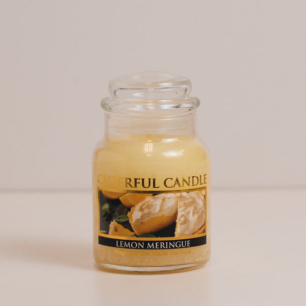 a cheerful giver Lemon Meringue Scented Candle - 6 oz Single Wick Cheerful Candle