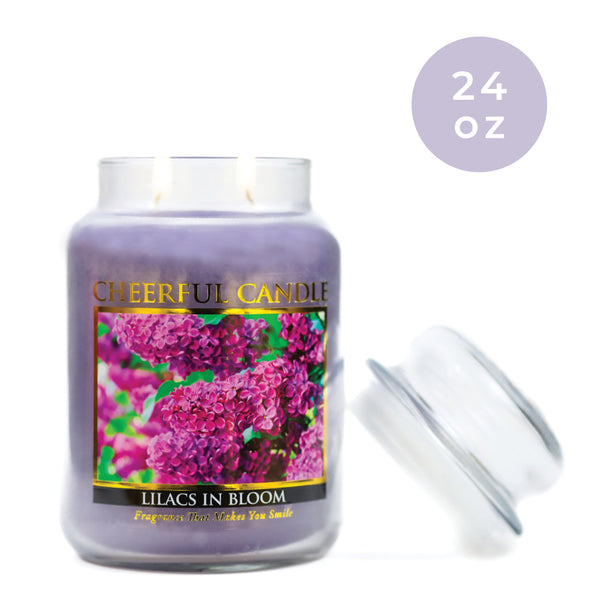 A Cheerful Giver Lilacs In Bloom - 24 Oz Cheerful Candle