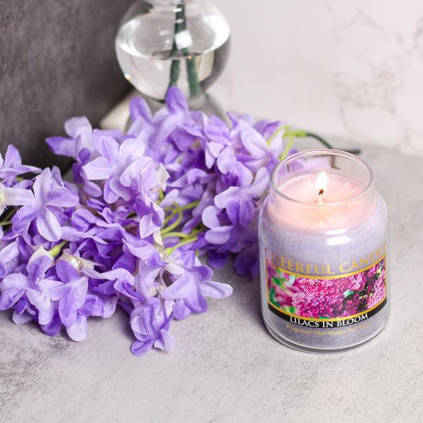 A Cheerful Giver Lilacs In Bloom Scented Candle - 6 Oz Single Wick Cheerful Candle