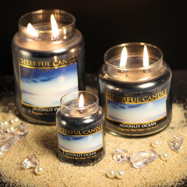 A Cheerful Giver Moonlit Ocean Scented Candle -16 Oz Double Wick Cheerful Candle