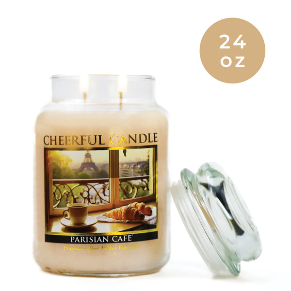 A Cheerful Giver Parisian Cafe - 24 Oz Cheerful Candle