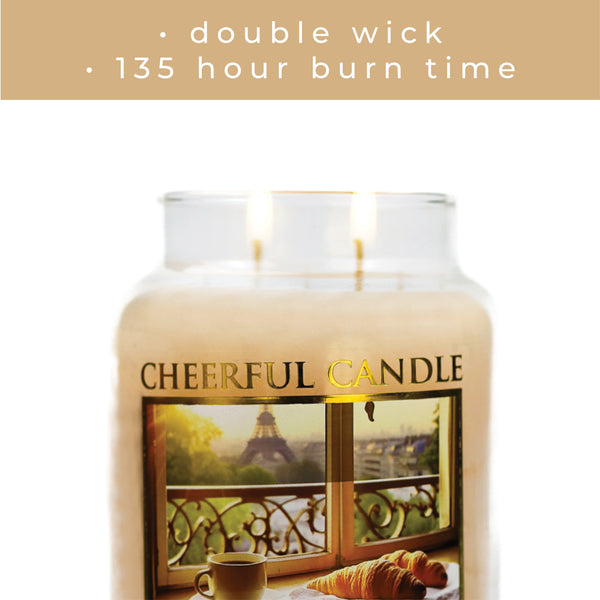 A Cheerful Giver Parisian Cafe - 24 Oz Cheerful Candle