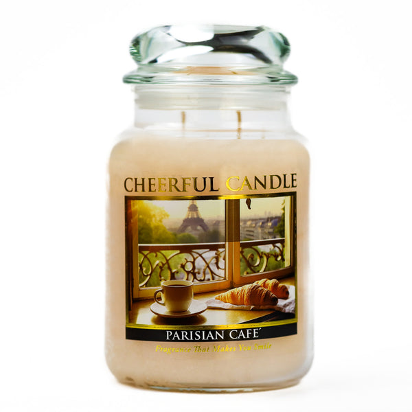 a cheerful giver Parisian Cafe - 24 oz Cheerful Candle