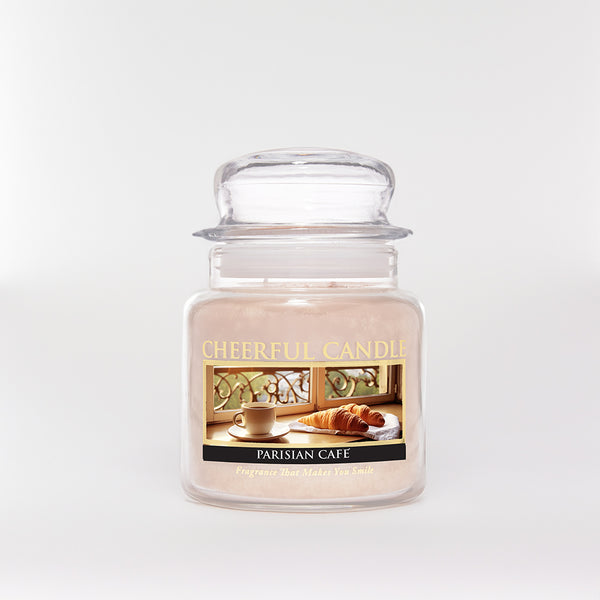 a cheerful giver Parisian Cafe Scented Candle -16 oz Double Wick Cheerful Candle