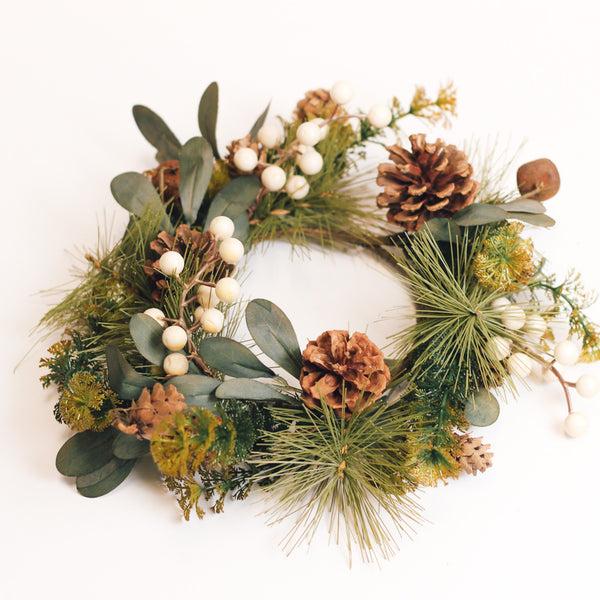 a cheerful giver Pearl & Earthy Eucalyptus - Candle Ring