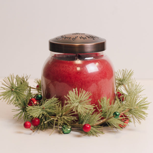 A Cheerful Giver Pine Berry & Jingle Bells - Candle Ring