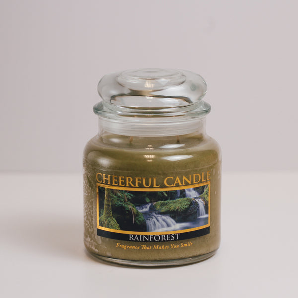 a cheerful giver Rainforest Scented Candle -16 oz Double Wick Cheerful Candle
