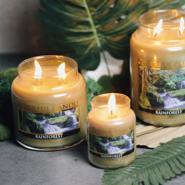 A Cheerful Giver Rainforest Scented Candle - 6 Oz Single Wick Cheerful Candle