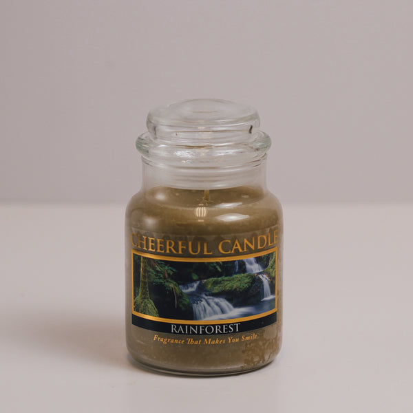 a cheerful giver Rainforest Scented Candle - 6 oz Single Wick Cheerful Candle