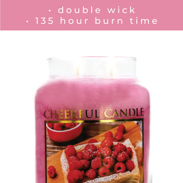 A Cheerful Giver Raspberry Danish - 24 Oz Cheerful Candle
