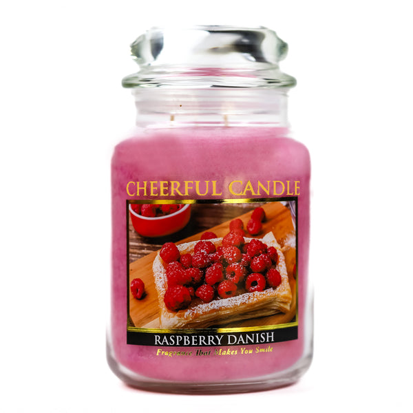 a cheerful giver Raspberry Danish - 24 oz Cheerful Candle