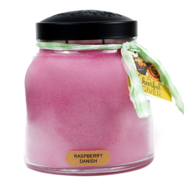 a cheerful giver Raspberry Danish - 34 oz Papa Candle