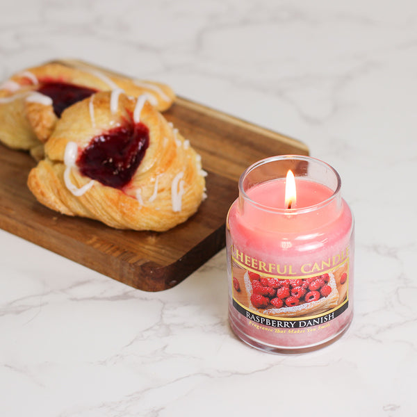 A Cheerful Giver Raspberry Danish - 6 Oz Cheerful Candle