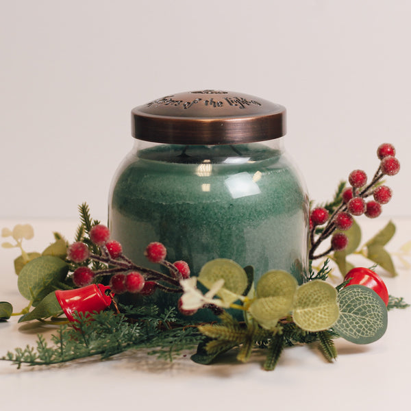 A Cheerful Giver Ringing Bells & Mixed Greens - Candle Ring