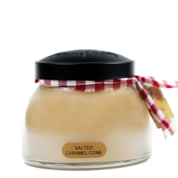 a cheerful giver Salted Caramel Cone - 22 oz Mama Candle