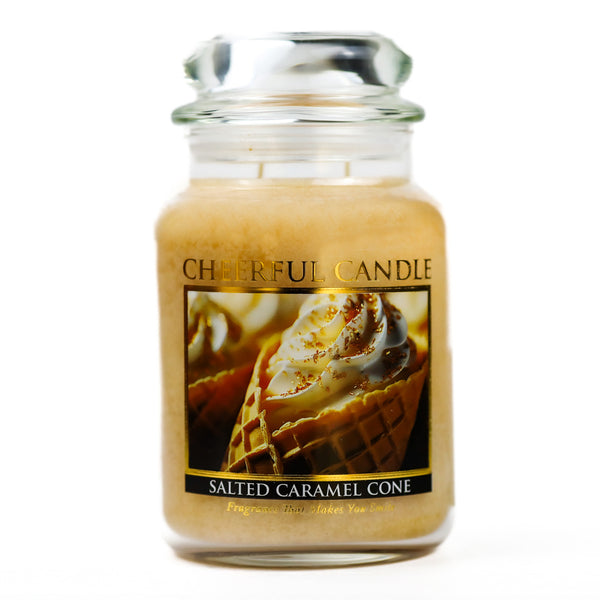a cheerful giver Salted Caramel Cone - 24 oz Cheerful Candle
