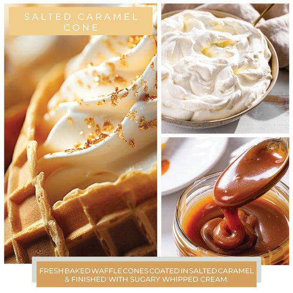 A Cheerful Giver Salted Caramel Cone - 34 Oz Papa Candle