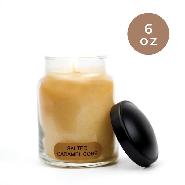 A Cheerful Giver Salted Caramel Cone - 6 Oz Baby Candle