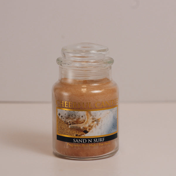 a cheerful giver Sand N Surf Scented Candle - 6 oz Single Wick Cheerful Candle