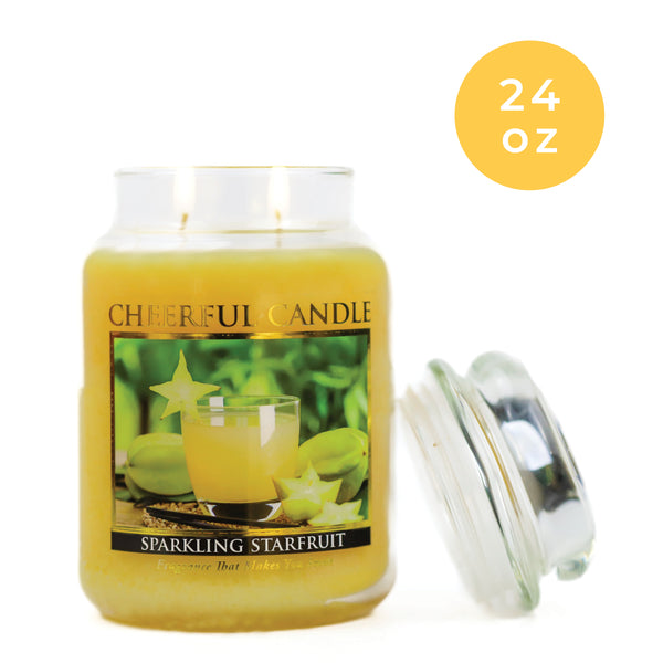 A Cheerful Giver Sparkling Starfruit - 24 Oz Cheerful Candle