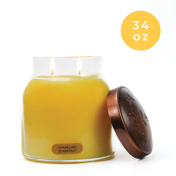 A Cheerful Giver Sparkling Starfruit - 34 Oz Papa Candle