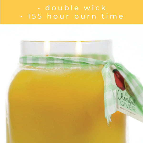 A Cheerful Giver Sparkling Starfruit - 34 Oz Papa Candle