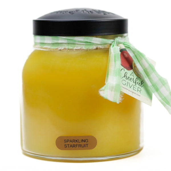 a cheerful giver Sparkling Starfruit - 34 oz Papa Candle