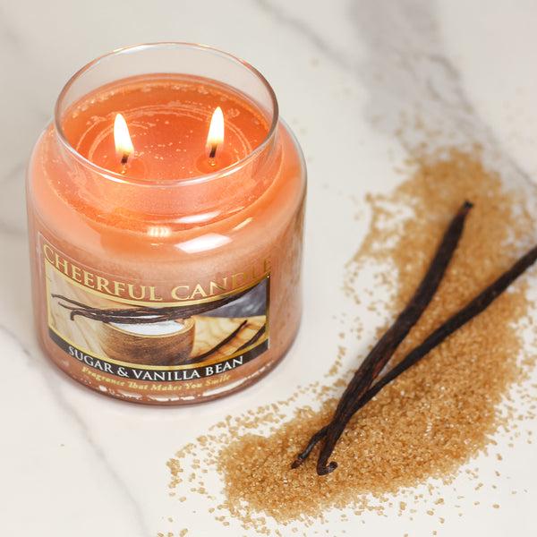 A Cheerful Giver Sugar & Vanilla Bean - 16 Oz Cheerful Candle
