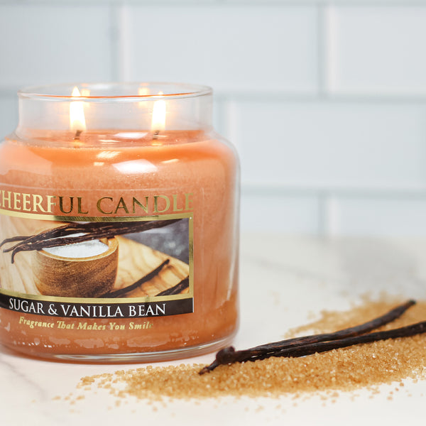 A Cheerful Giver Sugar & Vanilla Bean - 16 Oz Cheerful Candle