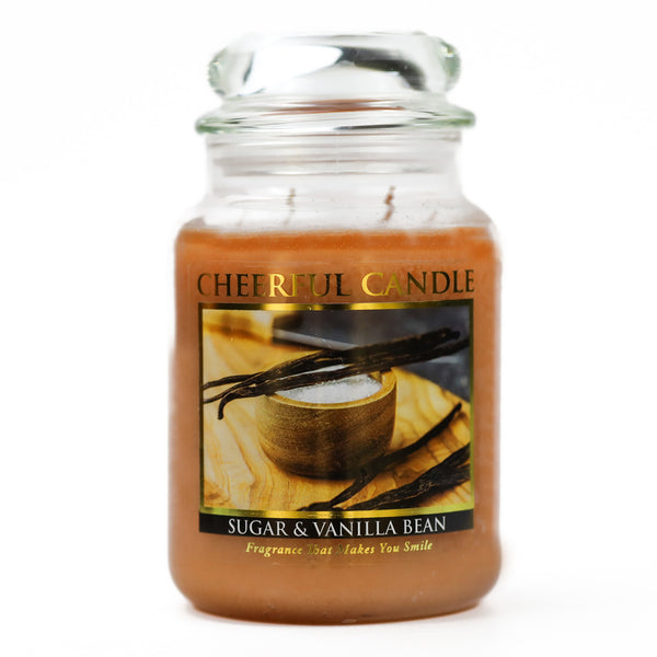 a cheerful giver Sugar & Vanilla Bean - 24 oz Cheerful Candle