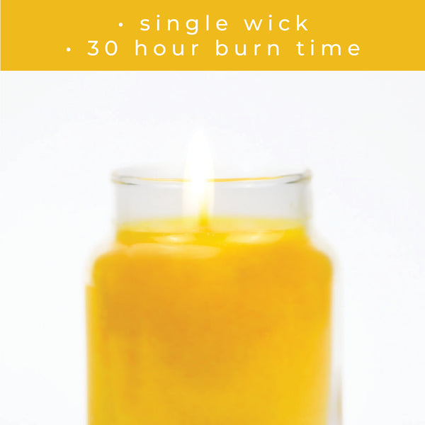 A Cheerful Giver Sunflower & Driftwood - 6 Oz Baby Candle