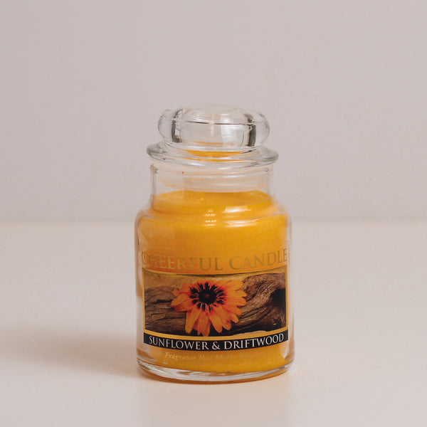 a cheerful giver Sunflower & Driftwood - 6 oz Cheerful Candle