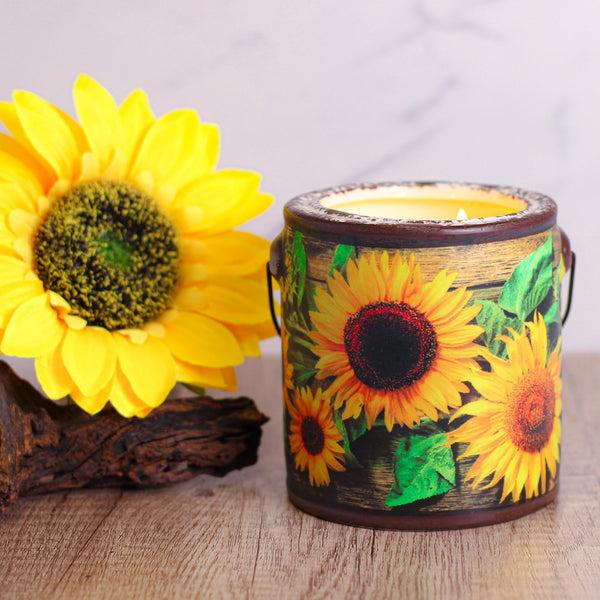 A Cheerful Giver Sunflower & Driftwood - Farm Fresh Candle