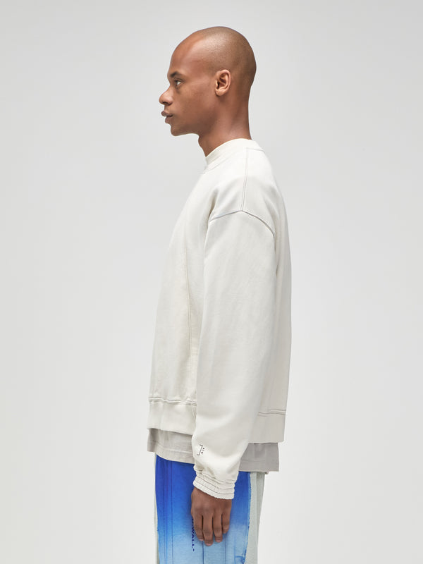 A Cold Wall Millbank Crewneck Bone Crewneck